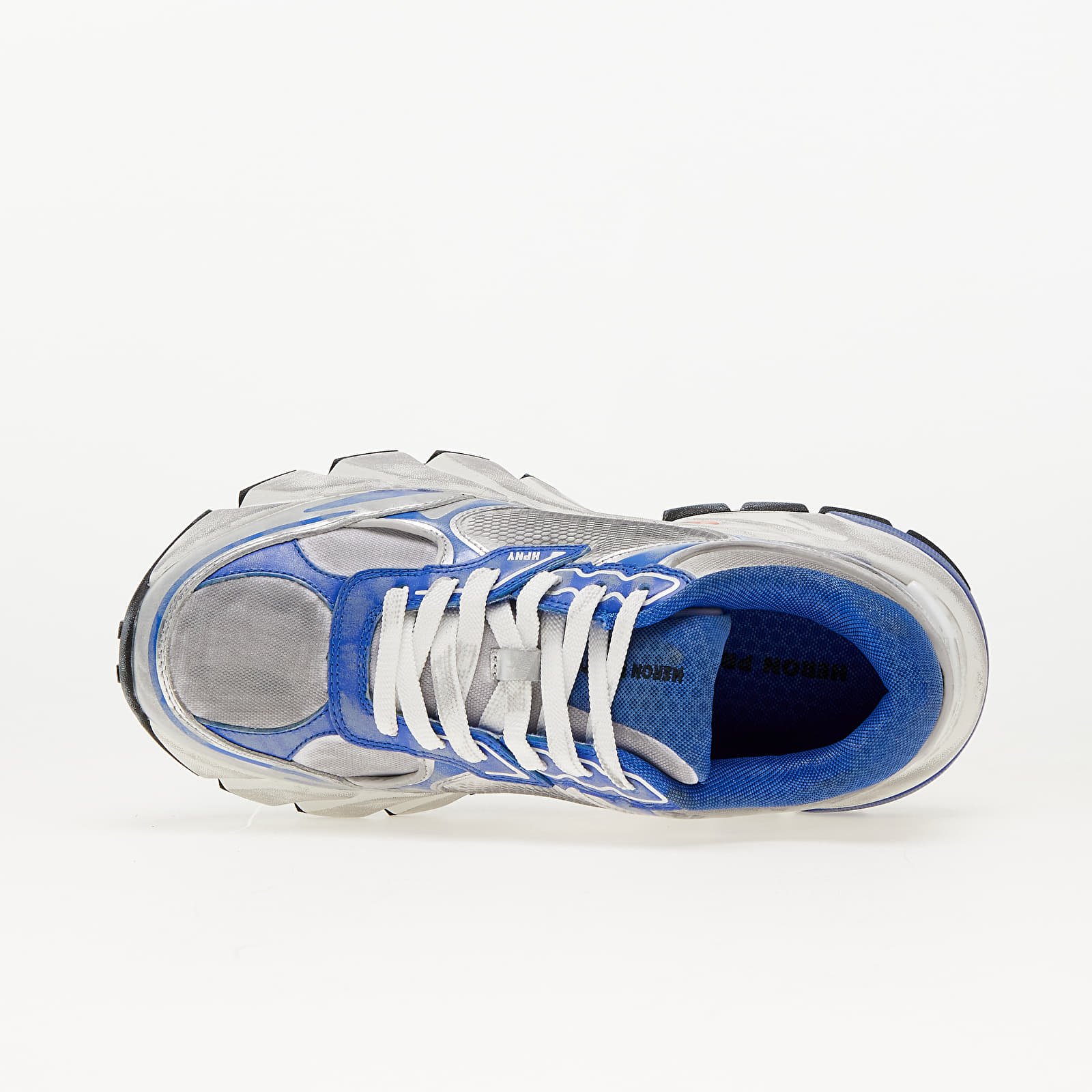 Men's shoes HERON PRESTON Block Stepper Vintage Light Grey Blue