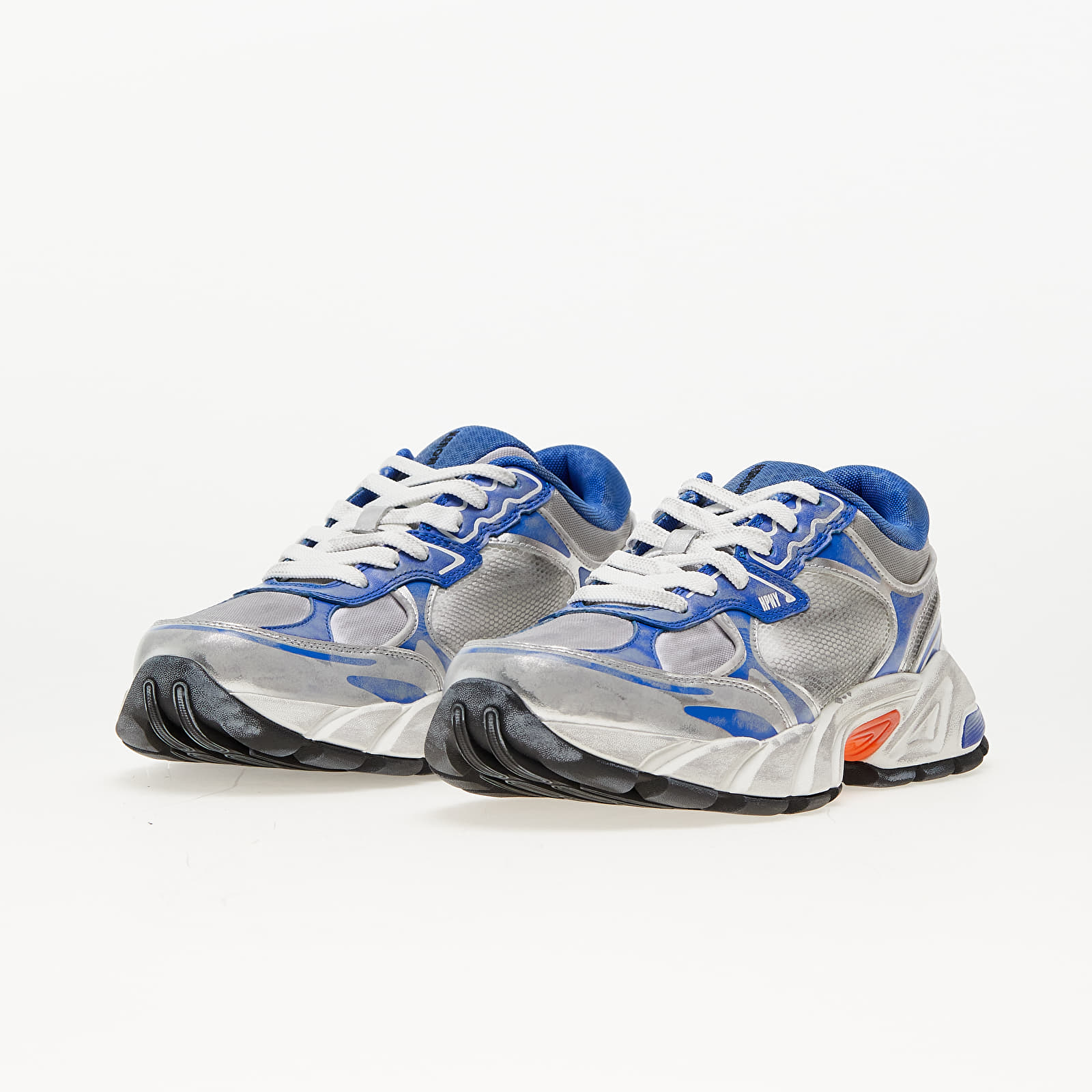 Men's shoes HERON PRESTON Block Stepper Vintage Light Grey Blue