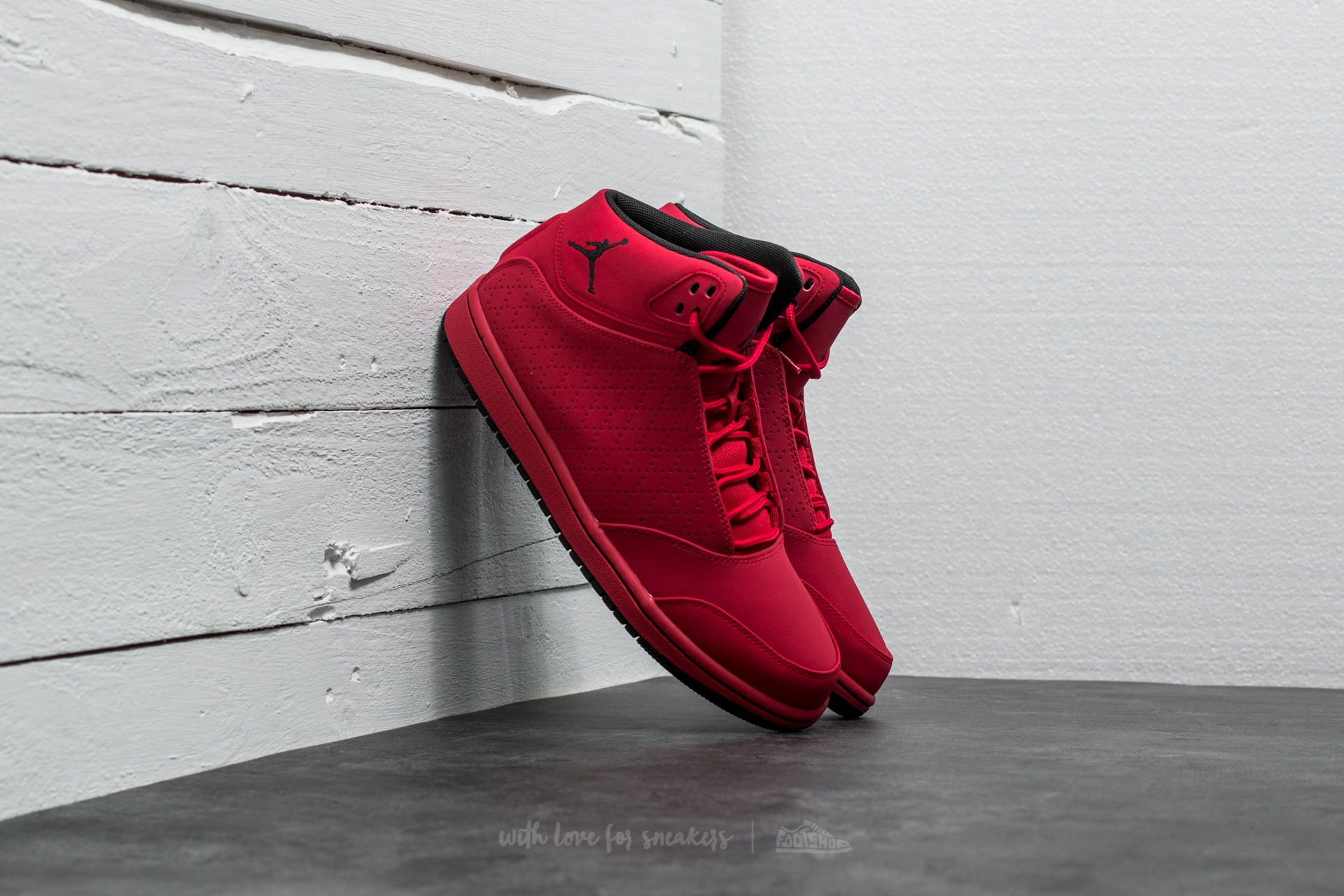 Men s shoes Jordan 1 Flight 5 Gym Red Black Footshop