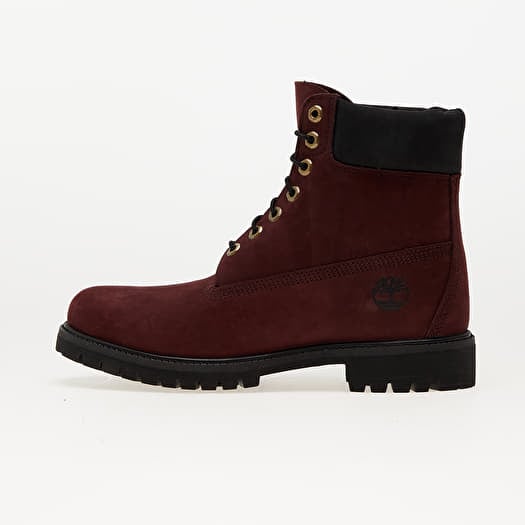 Men's shoes Timberland 6 Inch Lace Up Waterproof Boot Burgundy | Footshop