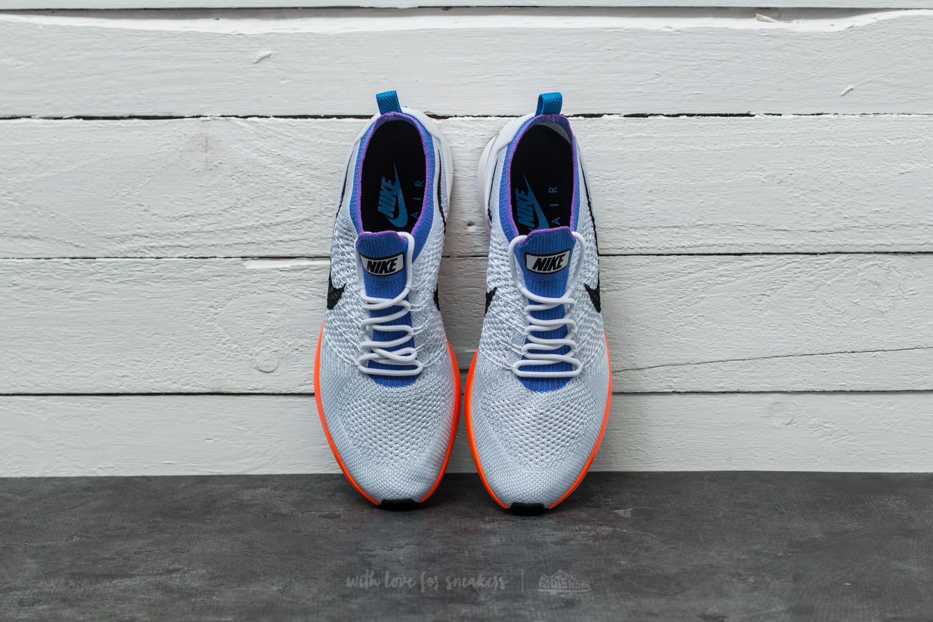 Chaussures et baskets homme Nike Air Zoom Mariah Flyknit Racer White Hyper Crimson Footshop
