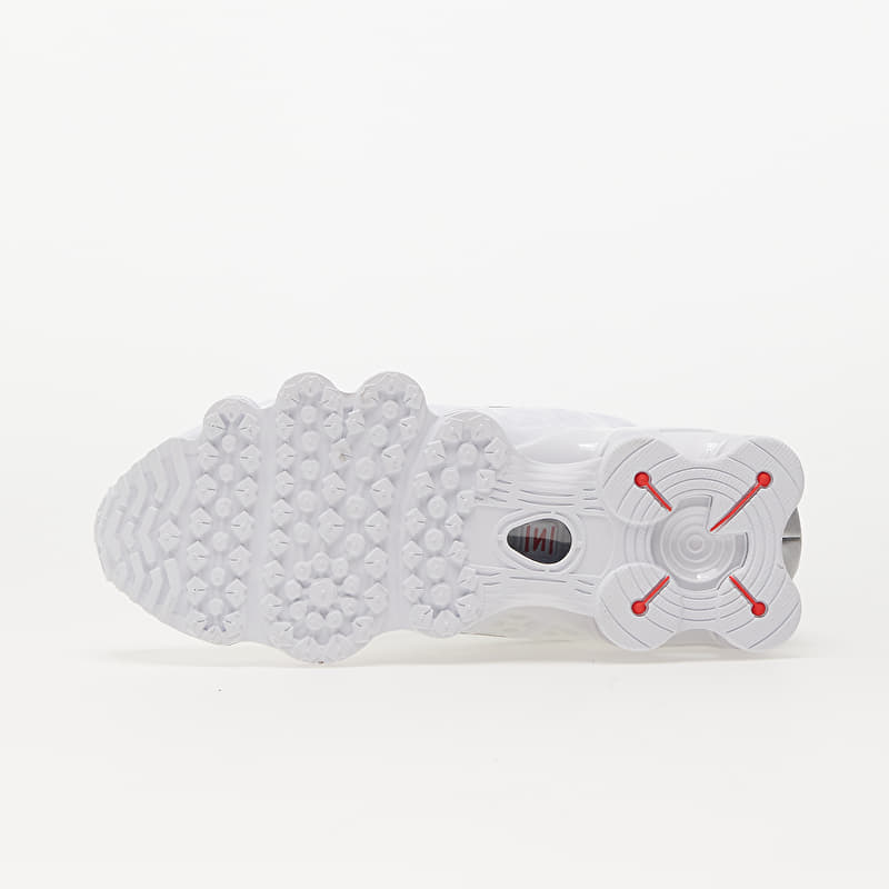 Nike W Shox Tl White/ White-Metallic Silver-Max Orange | Footshop