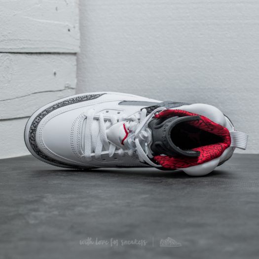 Jordan Spizike White/ Varsity Red-Cement Grey | Footshop display picture 3