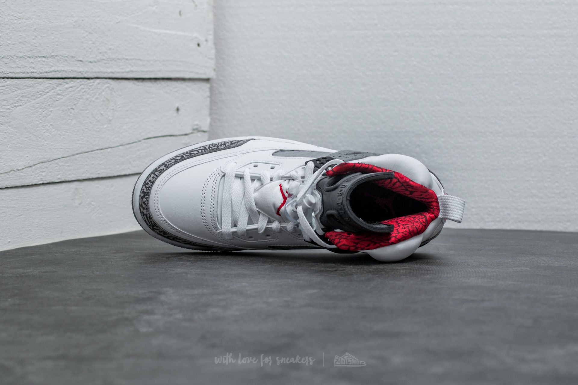 Men's shoes Jordan Spizike White/ Varsity Red-Cement Grey