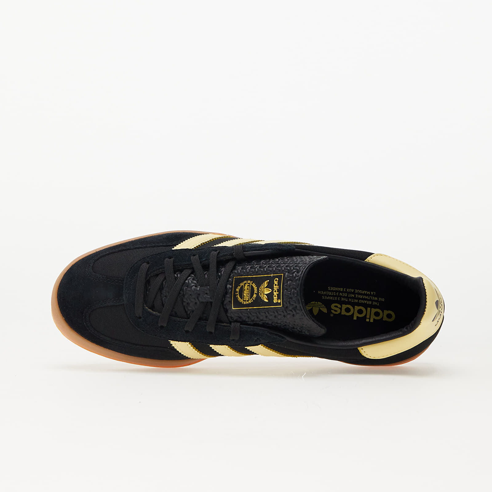 Vyriška avalynė adidas Gazelle Indoor Core Black/ Almost Yellow/ Gum2