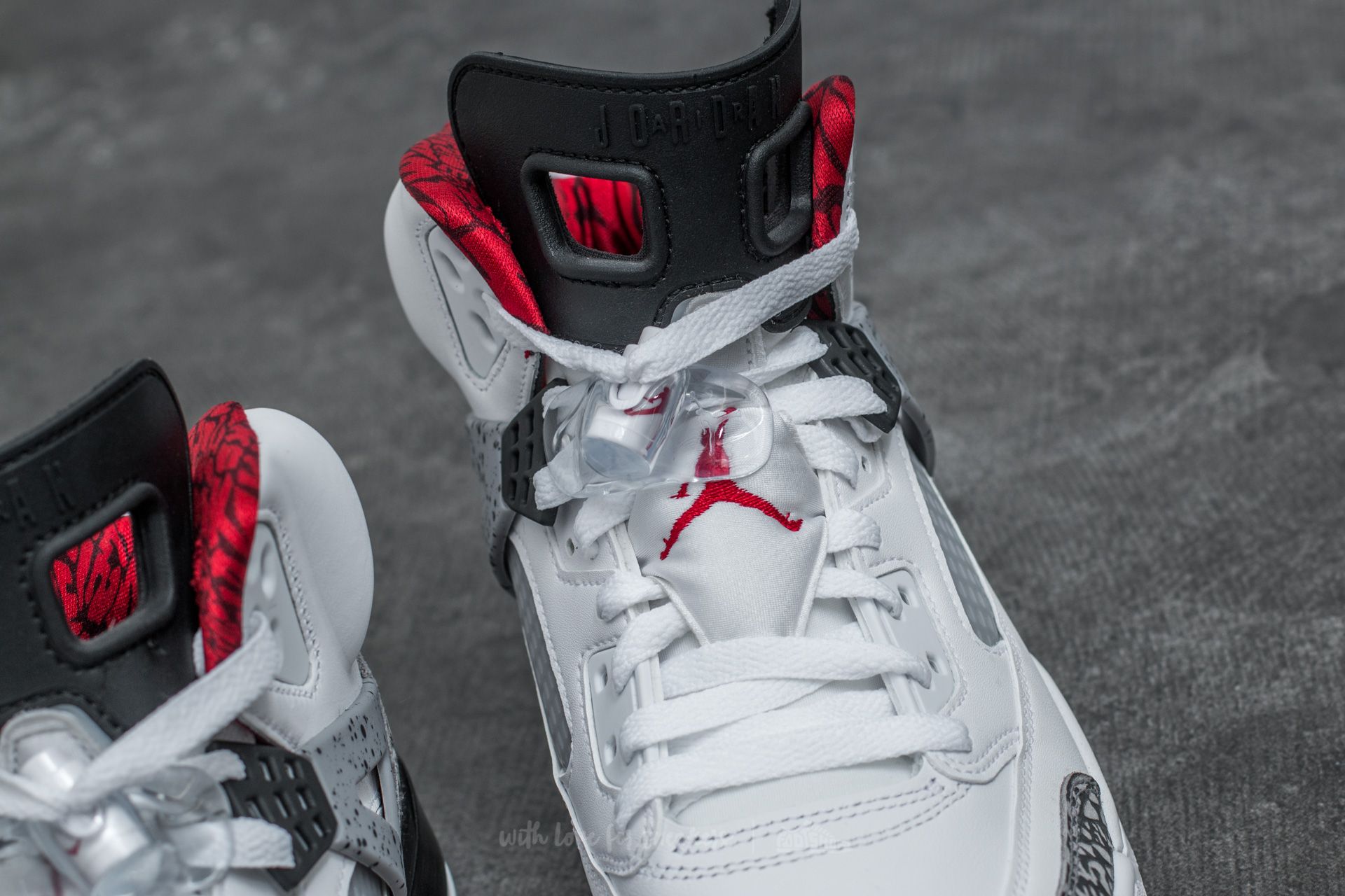 Men's shoes Jordan Spizike White/ Varsity Red-Cement Grey