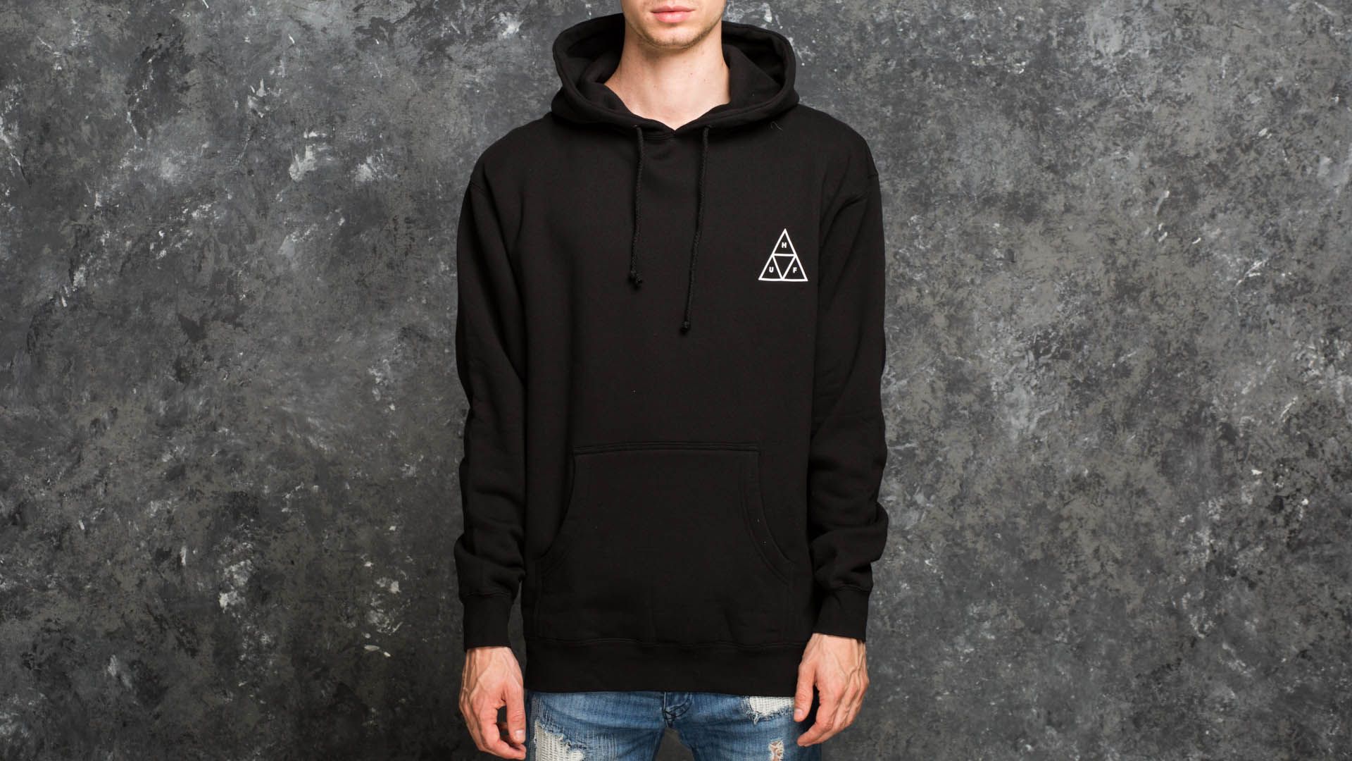 Sweatshirts HUF Triple Triangle Fleece Sweatshirt Black