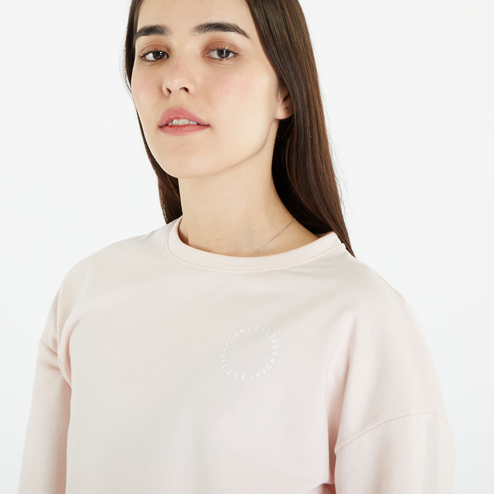Pyjamas DKNY WMS Boxer Long Sleeve Pyjamas Set Pink
