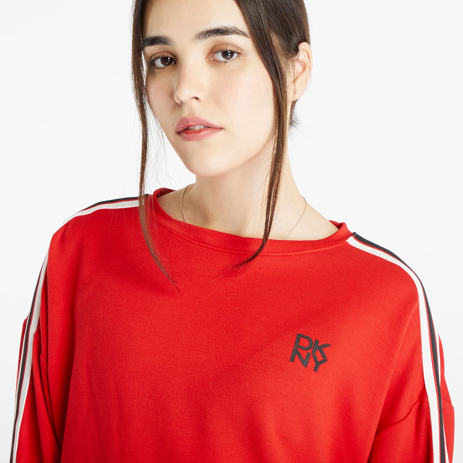 Pyjamas DKNY Pyjama TOP Long Sleeves Sweatshirt Red