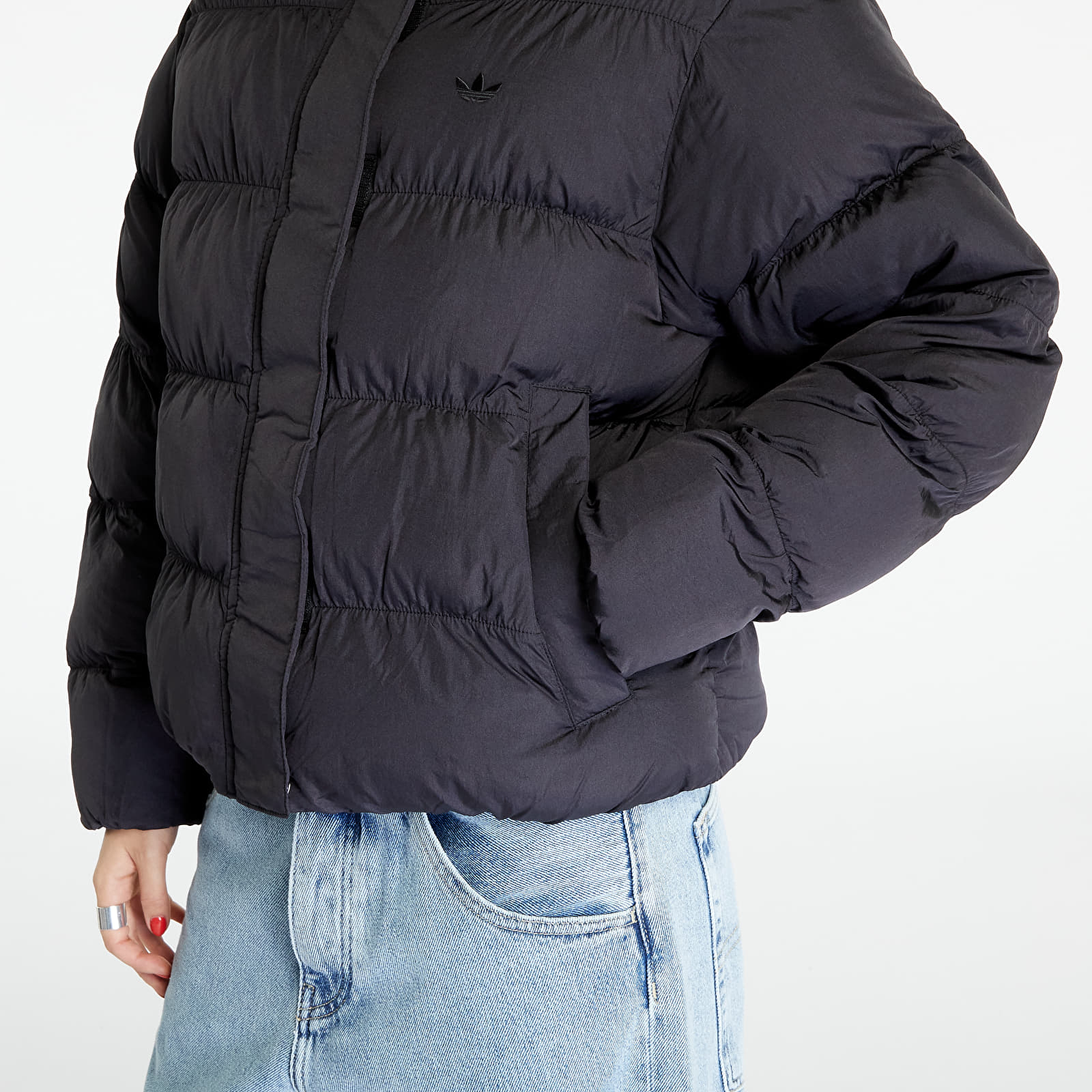 Jakker adidas Short Vegan Puffer Jacket Black