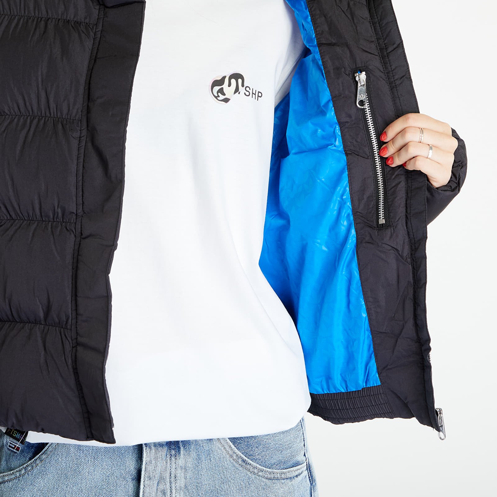 Jakker adidas Short Vegan Puffer Jacket Black