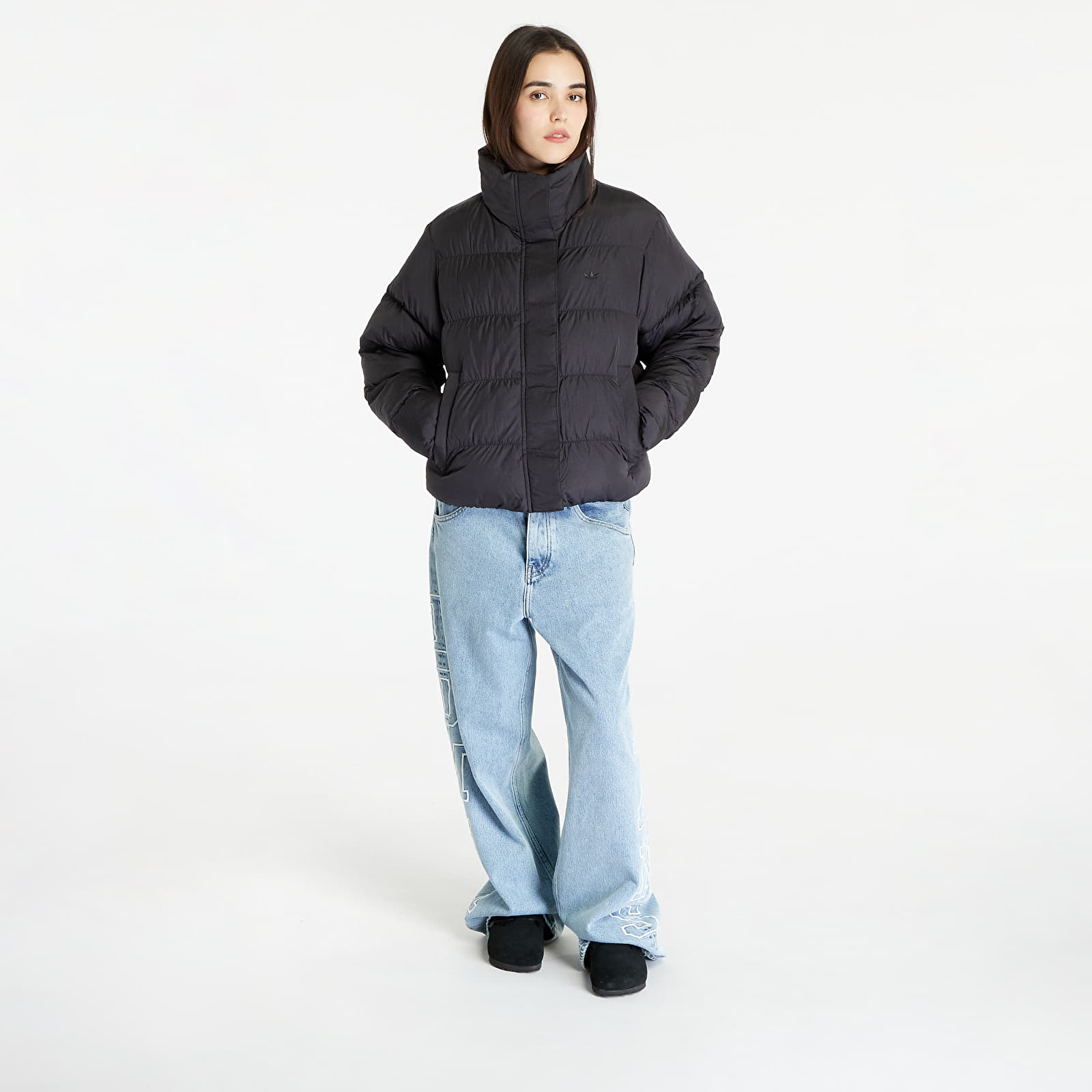 Jakker adidas Short Vegan Puffer Jacket Black