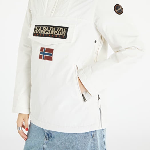 Jackets Napapijri Rainforest W Pkt 4 White Whisper (NP0A4GM6N1A1