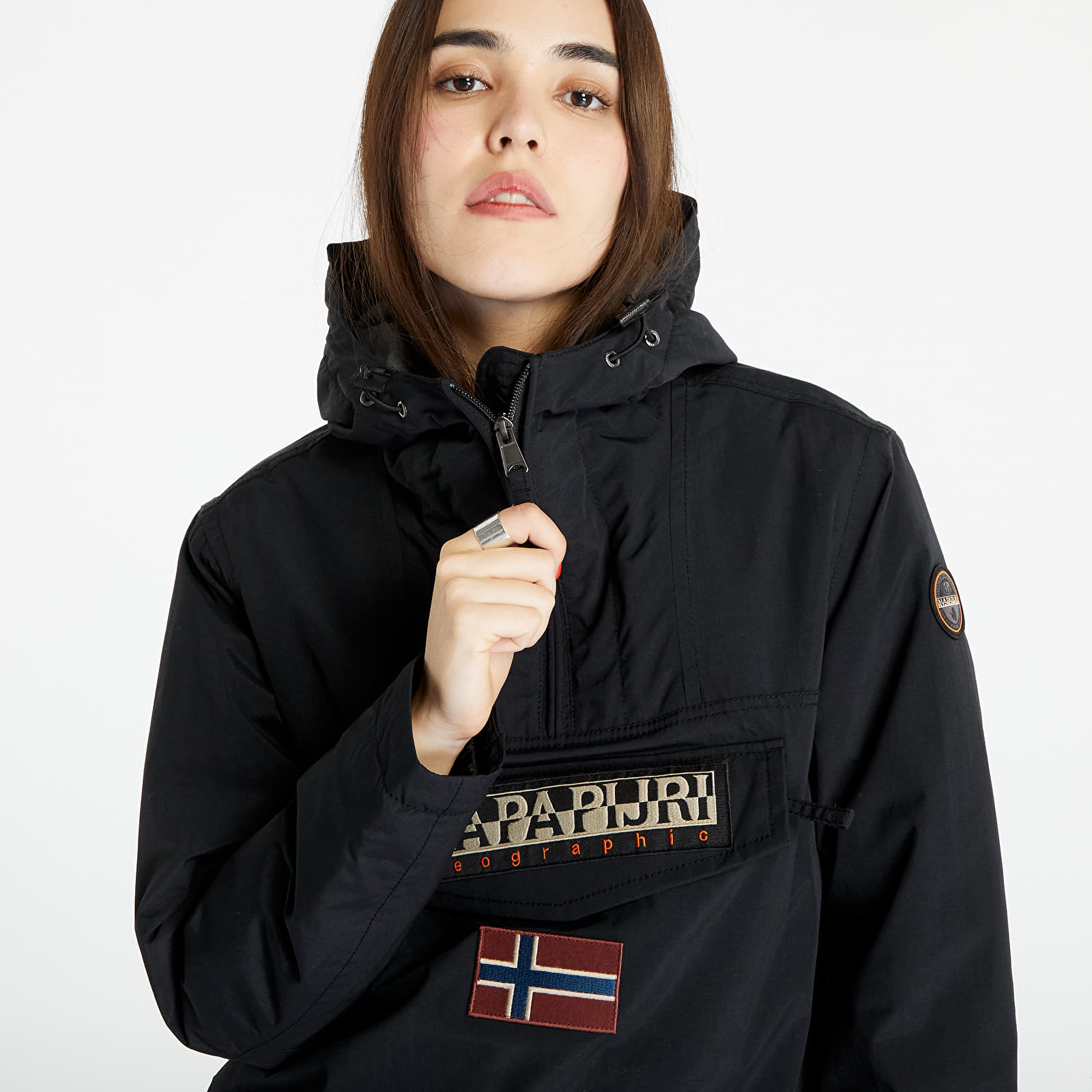Women's napapijri jacket outlet