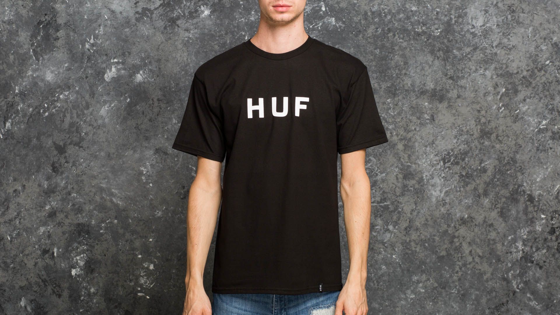 T-shirts HUF Original Logo Tee Black