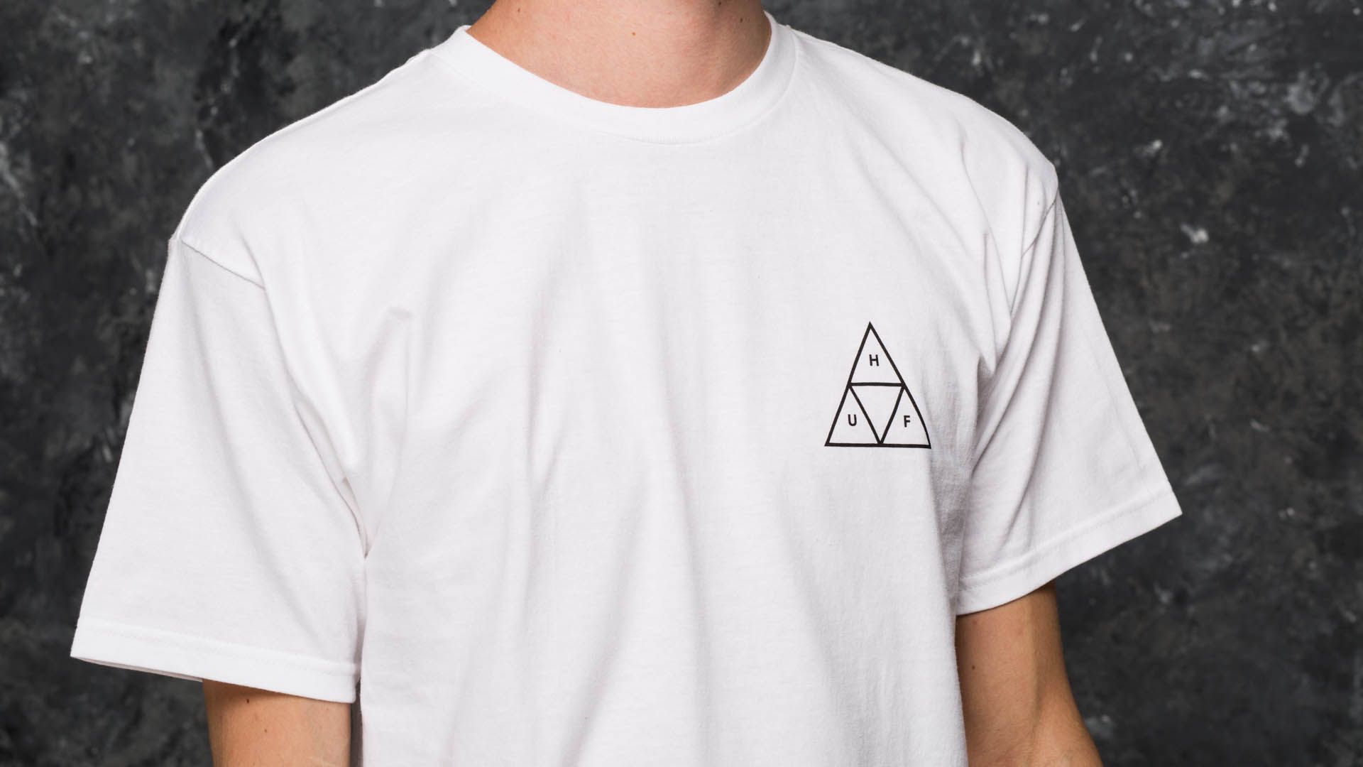 Koszulki HUF Triple Triangle Tee White