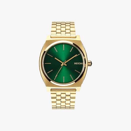 Ceas Nixon Time Teller Gold/ Green Sunray