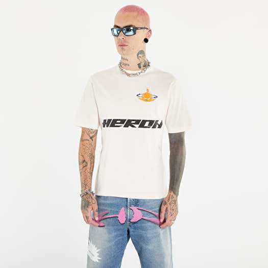 HERON PRESTON HP Globe Burn Short Sleeve Tee Pink/ Black | Footshop