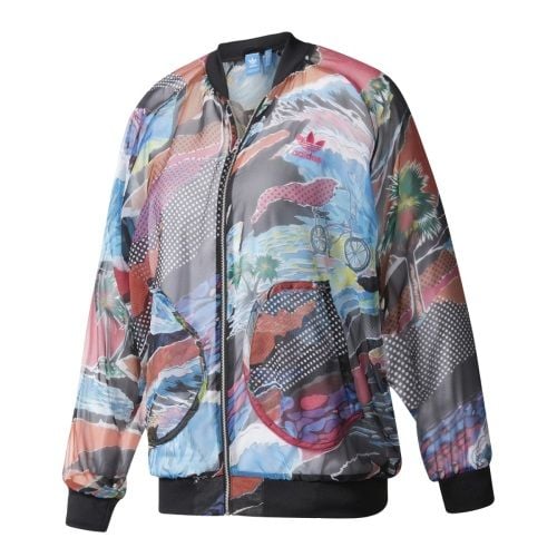 Adidas sheer bomber jacket deals