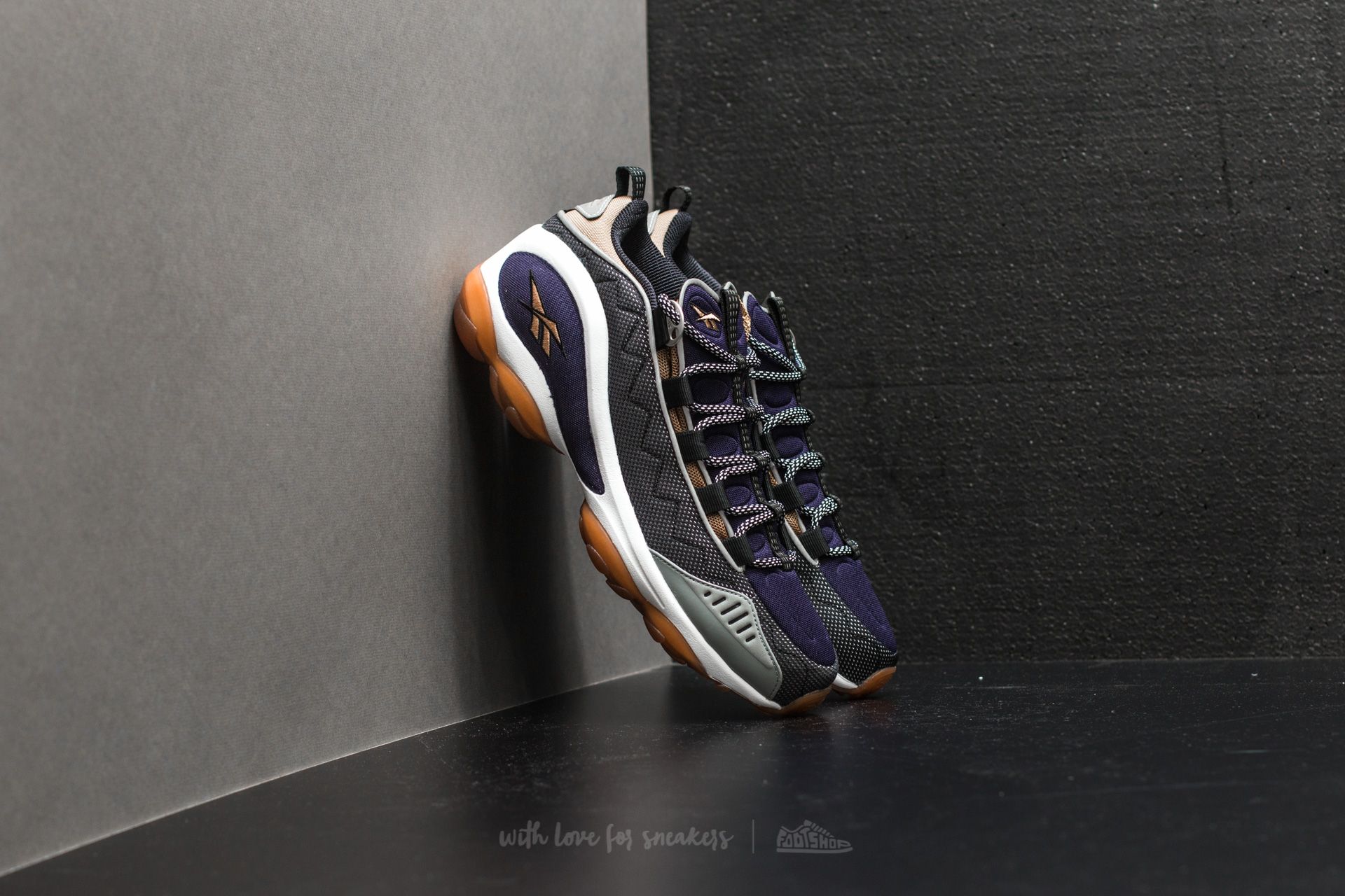 Men's shoes Reebok DMX Run 10 Black/ White/ Tweed Brown