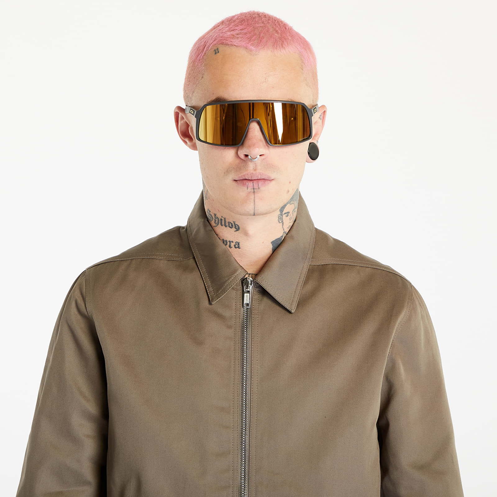 Jacheta Rick Owens Zipfront Jacket Dust - 1 | YEO