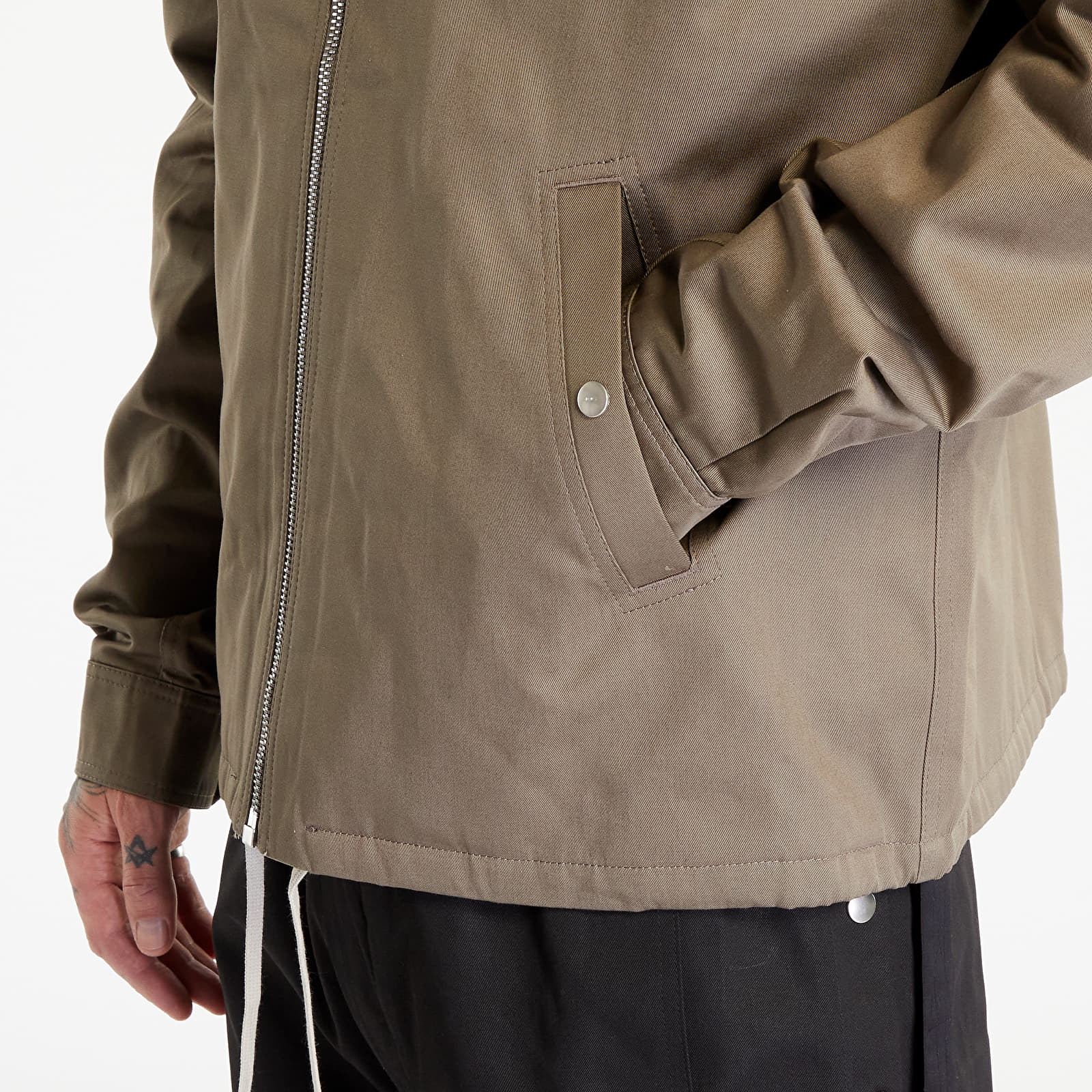 Bundy Rick Owens Zipfront Jacket Dust