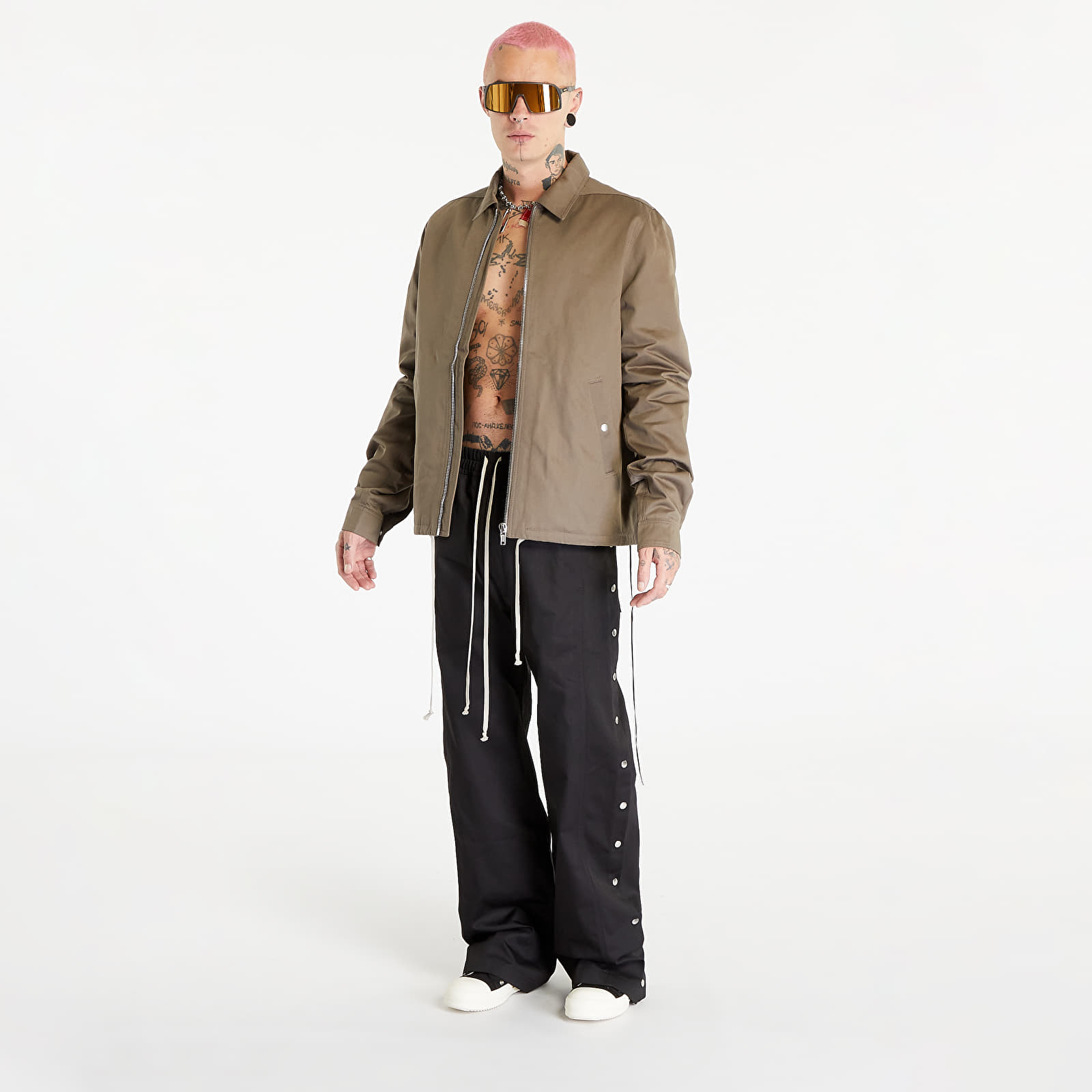 Bundy Rick Owens Zipfront Jacket Dust