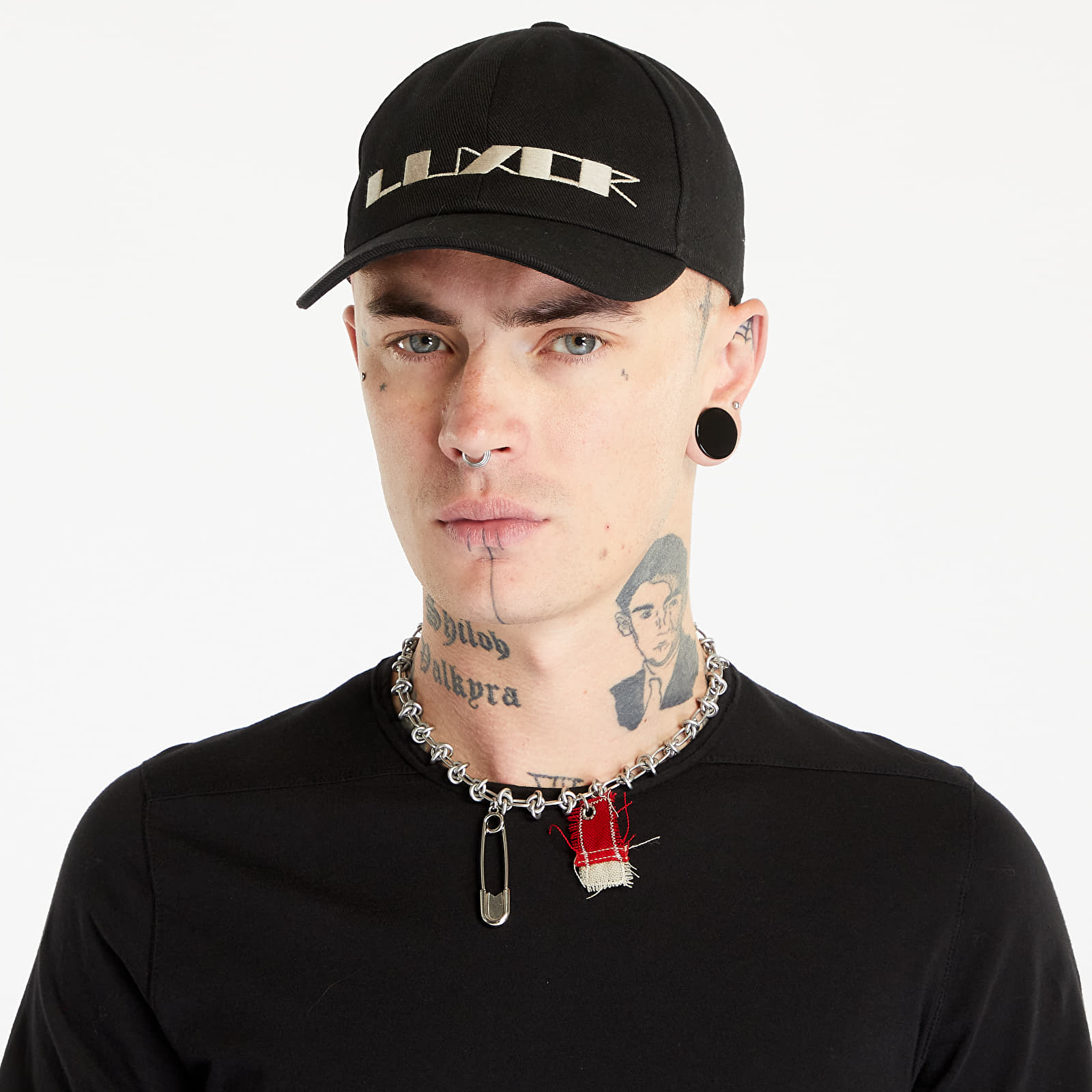 Καπέλα Rick Owens Baseball Cap Black/ Pearl