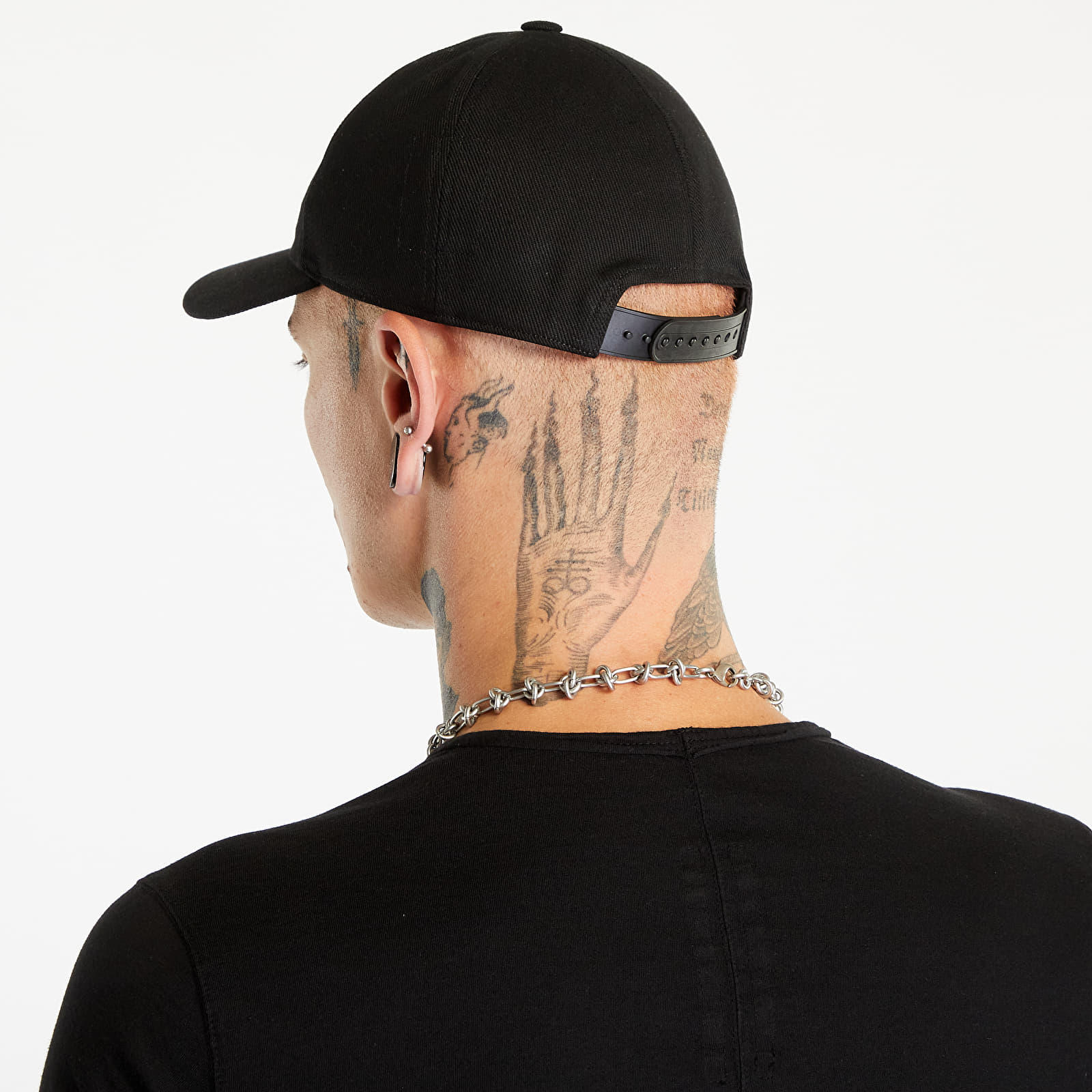 Καπέλα Rick Owens Baseball Cap Black/ Pearl