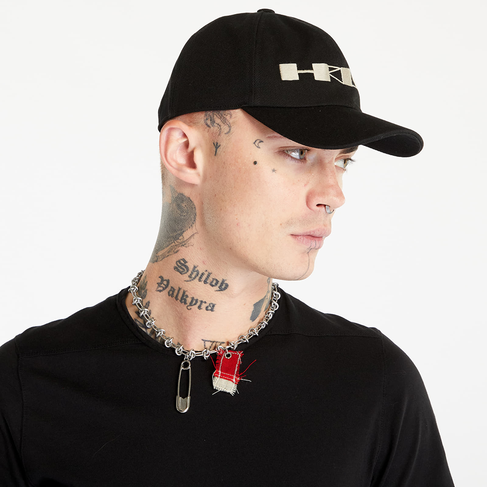 Кепки Rick Owens Baseball Cap Black/ Pearl