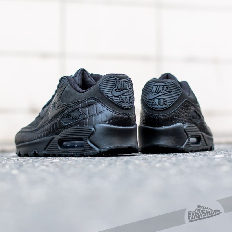 Women's shoes Nike Wmns Air Max 90 Premium Black/Black-Metallic Silver