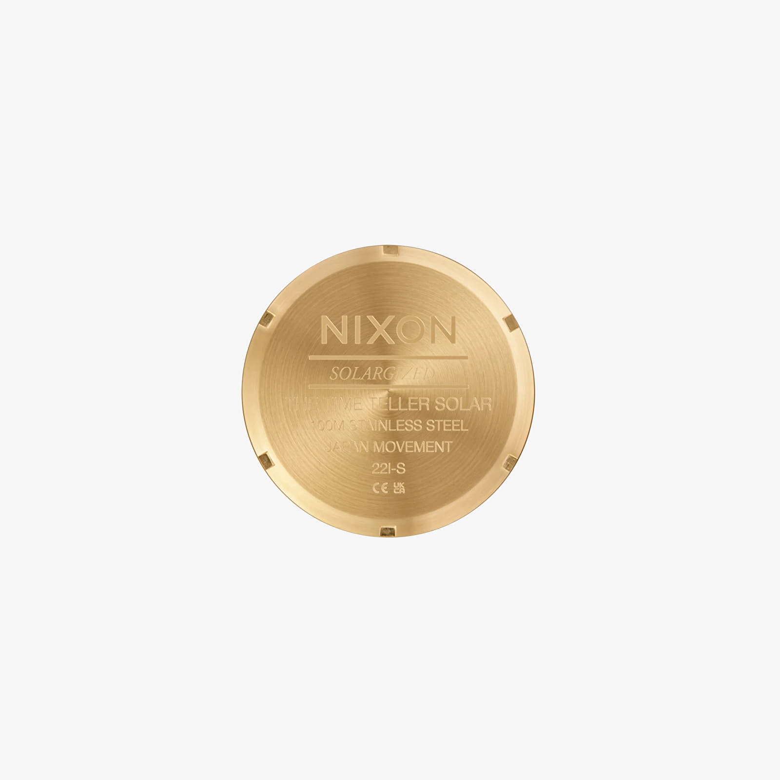 Watches Nixon Time Teller Solar All Gold Black Footshop