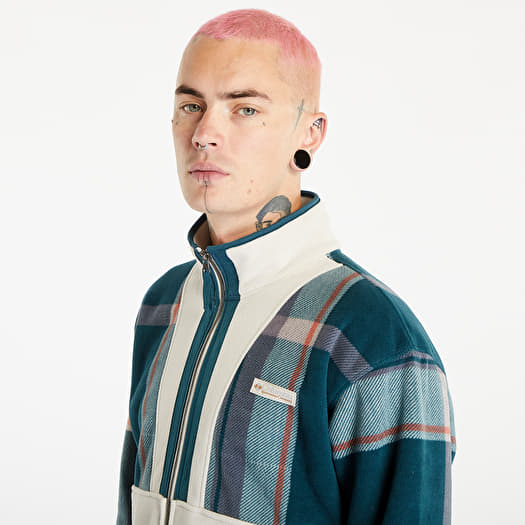 Columbia plaid clearance fleece jacket