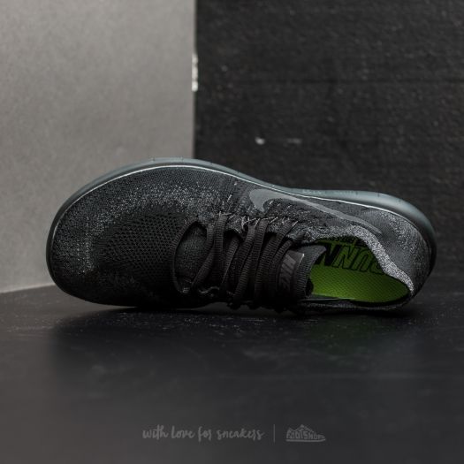Herren Sneaker und Schuhe Nike Free Run Flyknit 2017 Black