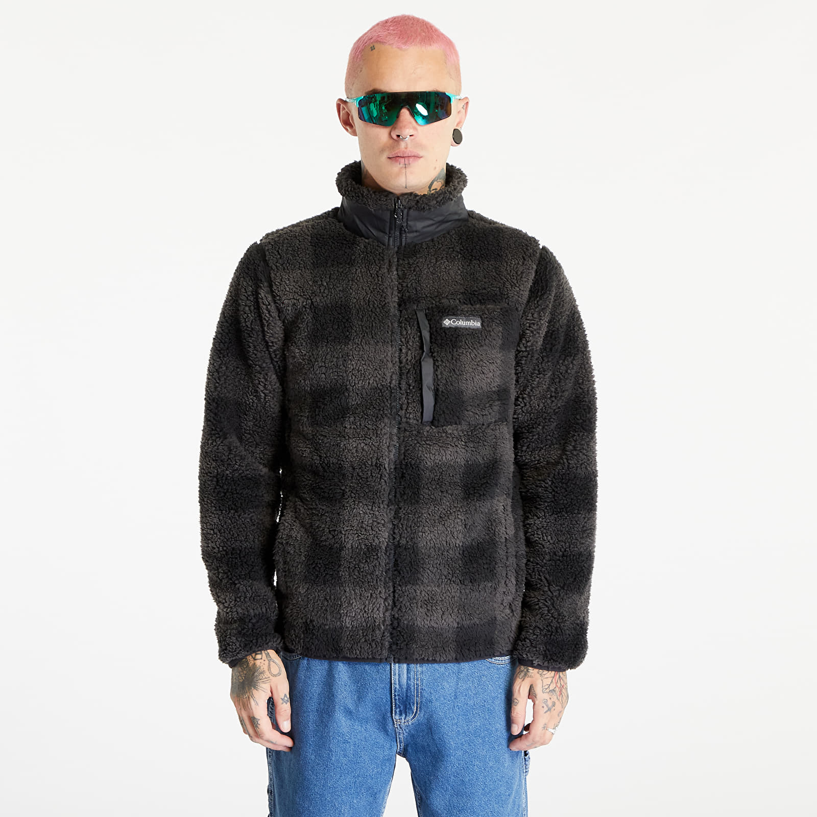 Jackets Columbia Winter Pass™ Print Fleece Full Zip Jacket Black Check