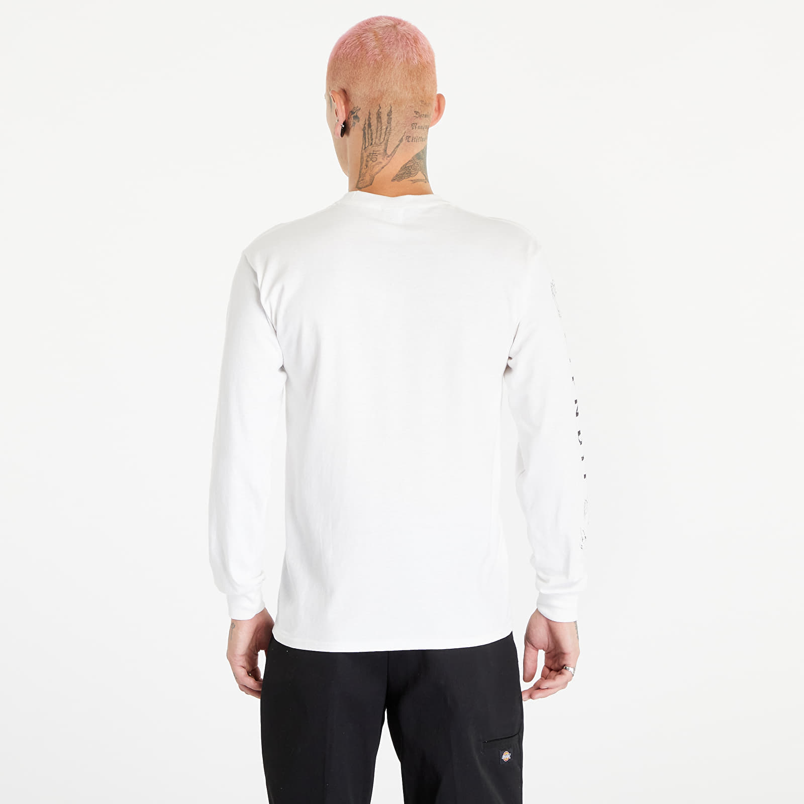 Pólók RIPNDIP Lord Nermal Long Sleeve Tee White