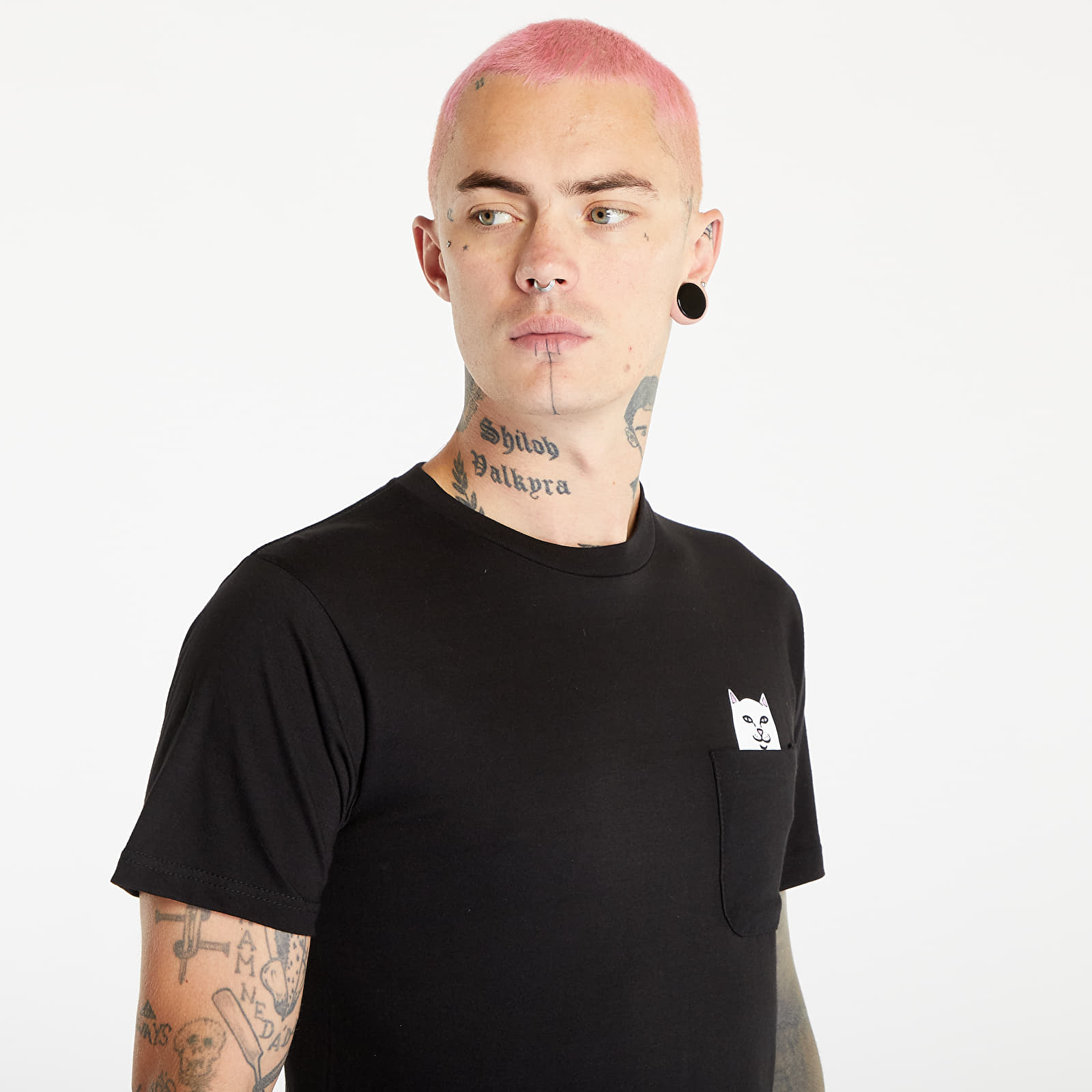 Тениски RIPNDIP Lord Nermal Pocket Tee Black