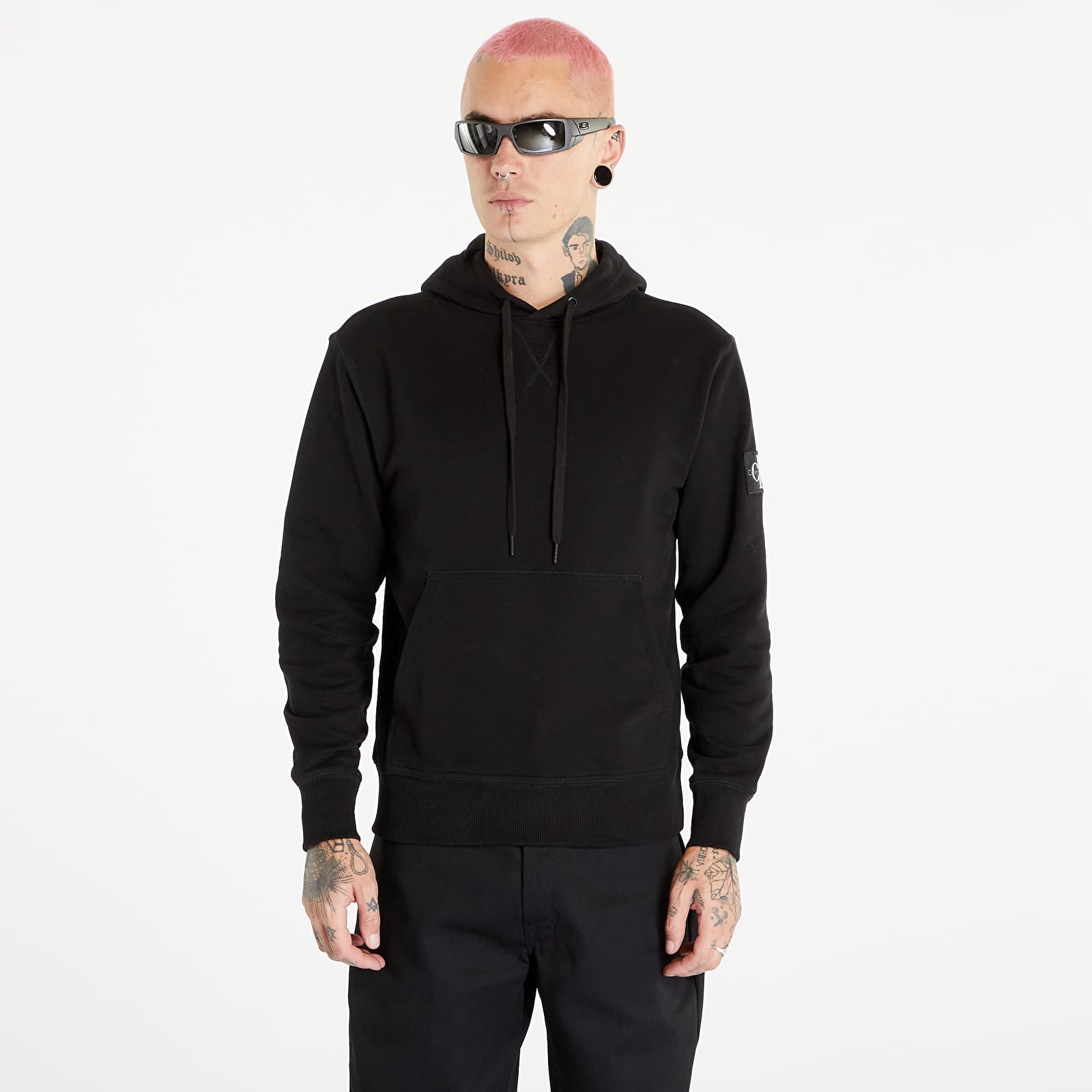 Hoodies en truien Calvin Klein Jeans Badge Hoodie Black