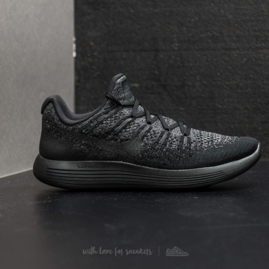 Nike lunarepic deals flyknit all black