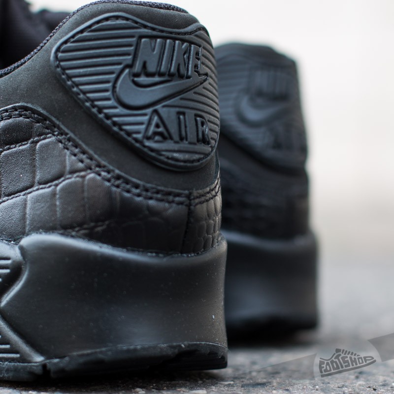 Women's shoes Nike Wmns Air Max 90 Premium Black/Black-Metallic Silver