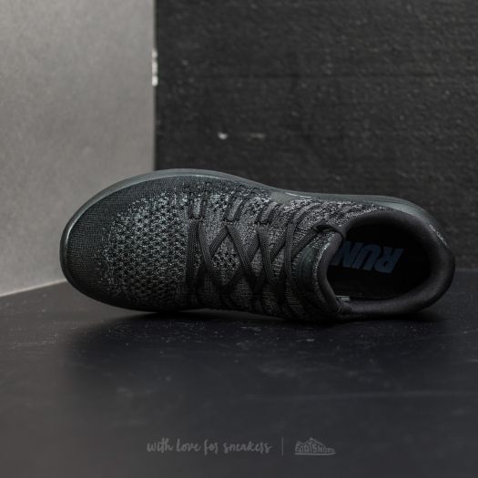 Nike men's lunarepic low flyknit 2 running shoes - dark grey/black clearance
