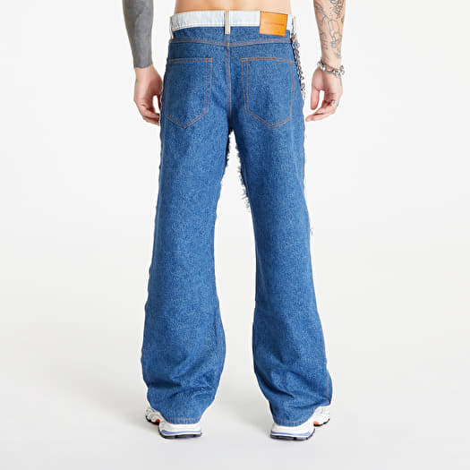 Jeansy HERON PRESTON Washed Insideout Carpenter Indigo