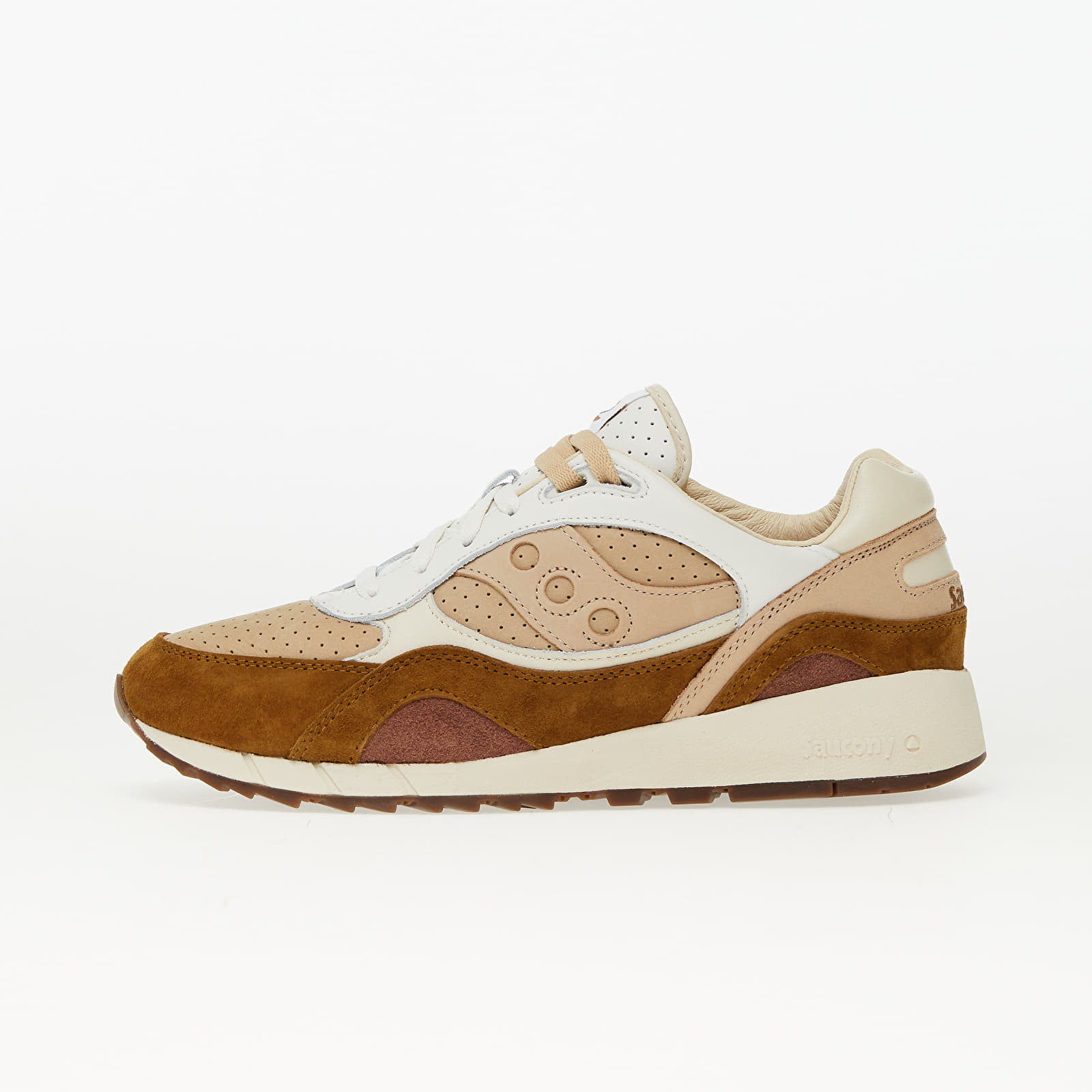 saucony shadow 6000 brown/ white