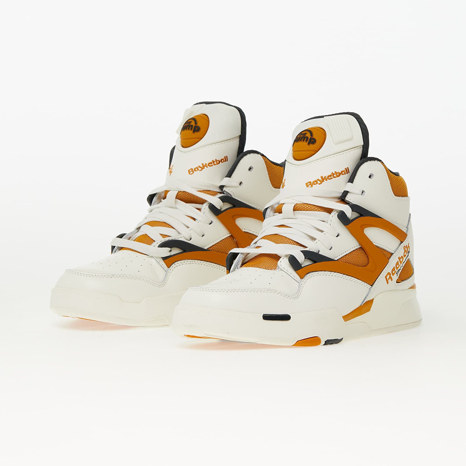 Men s shoes Reebok Pump Omni Zone II Chalk Radiant Ochre Pure Grey Footshop