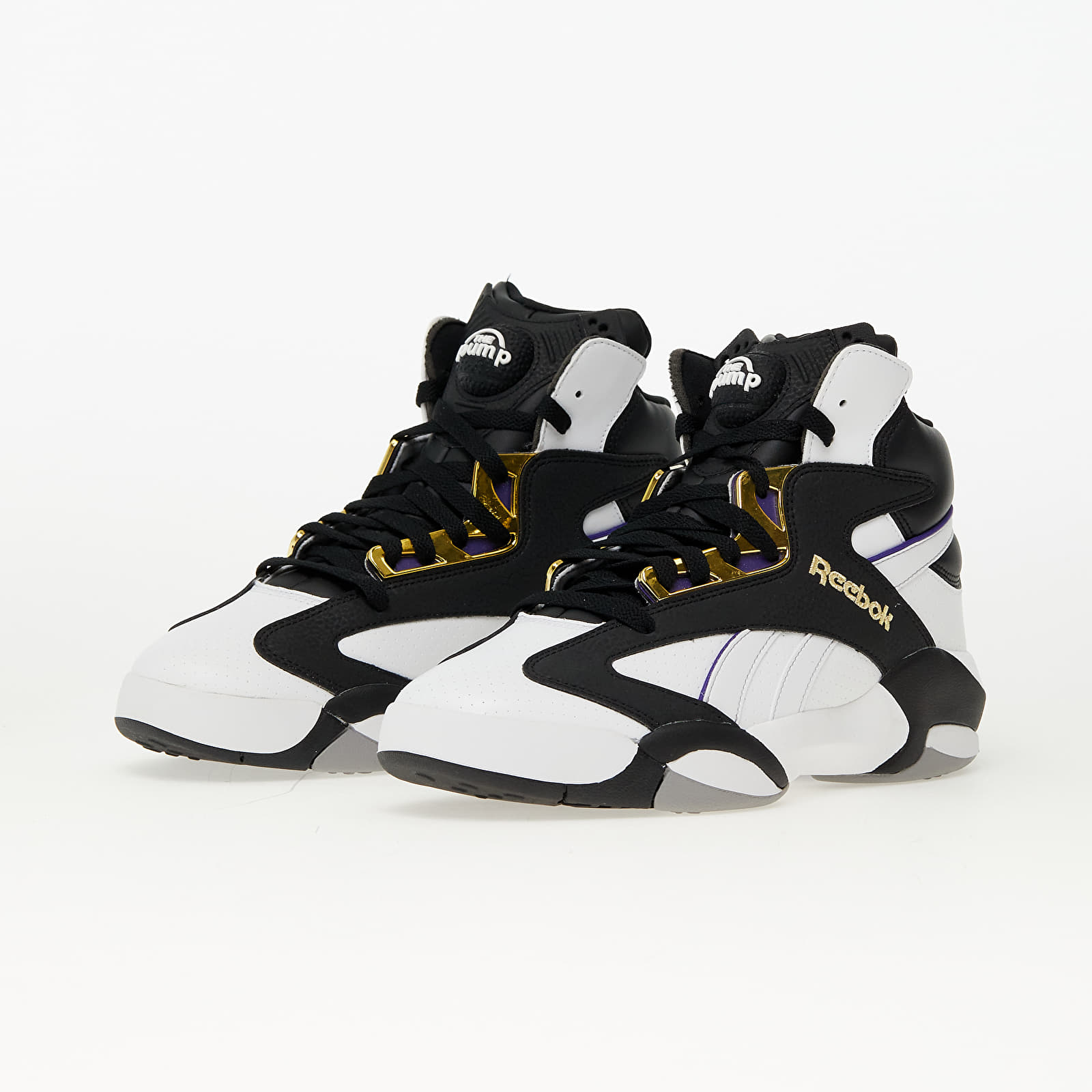 Men s shoes Reebok Shaq Attaq Ftw White Core Black Gold Metallic Footshop