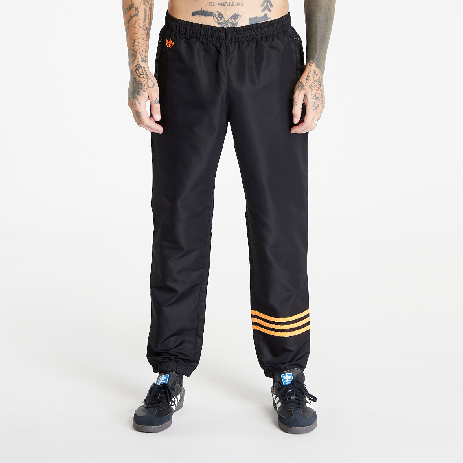 Pants and jeans adidas Originals Neuclassics+ Track Pants Black/ Semi Impact Orange