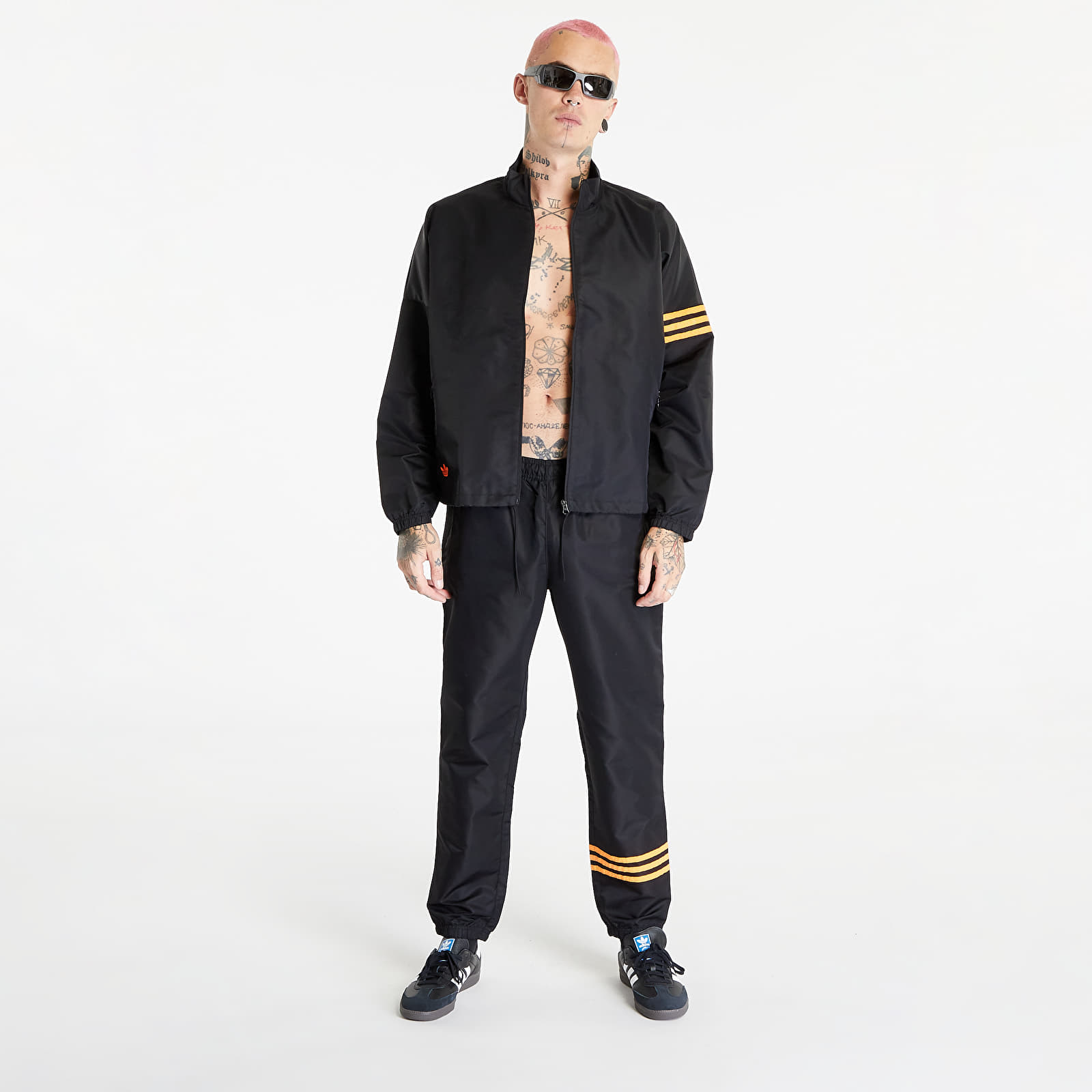 Pants adidas Originals Neuclassics+ Track Pants Black/ Semi Impact Orange