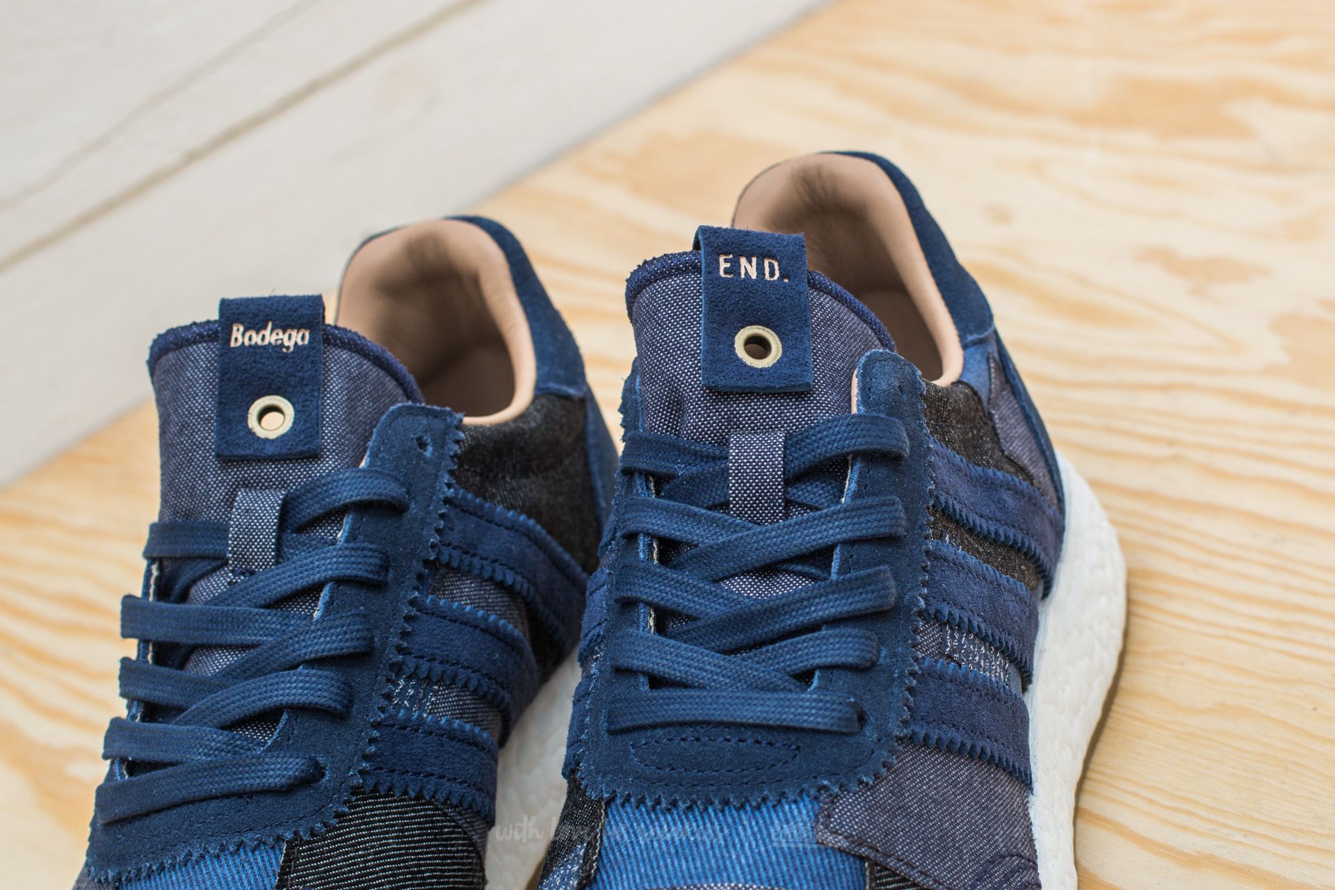 Men s shoes adidas Consortium x End x Bodega Iniki Runner S.E. Blue Tan Footshop