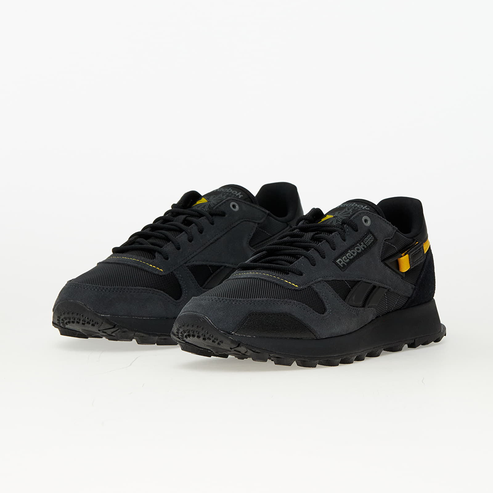Men s shoes Reebok Classic Leather Pure Grey Core Black