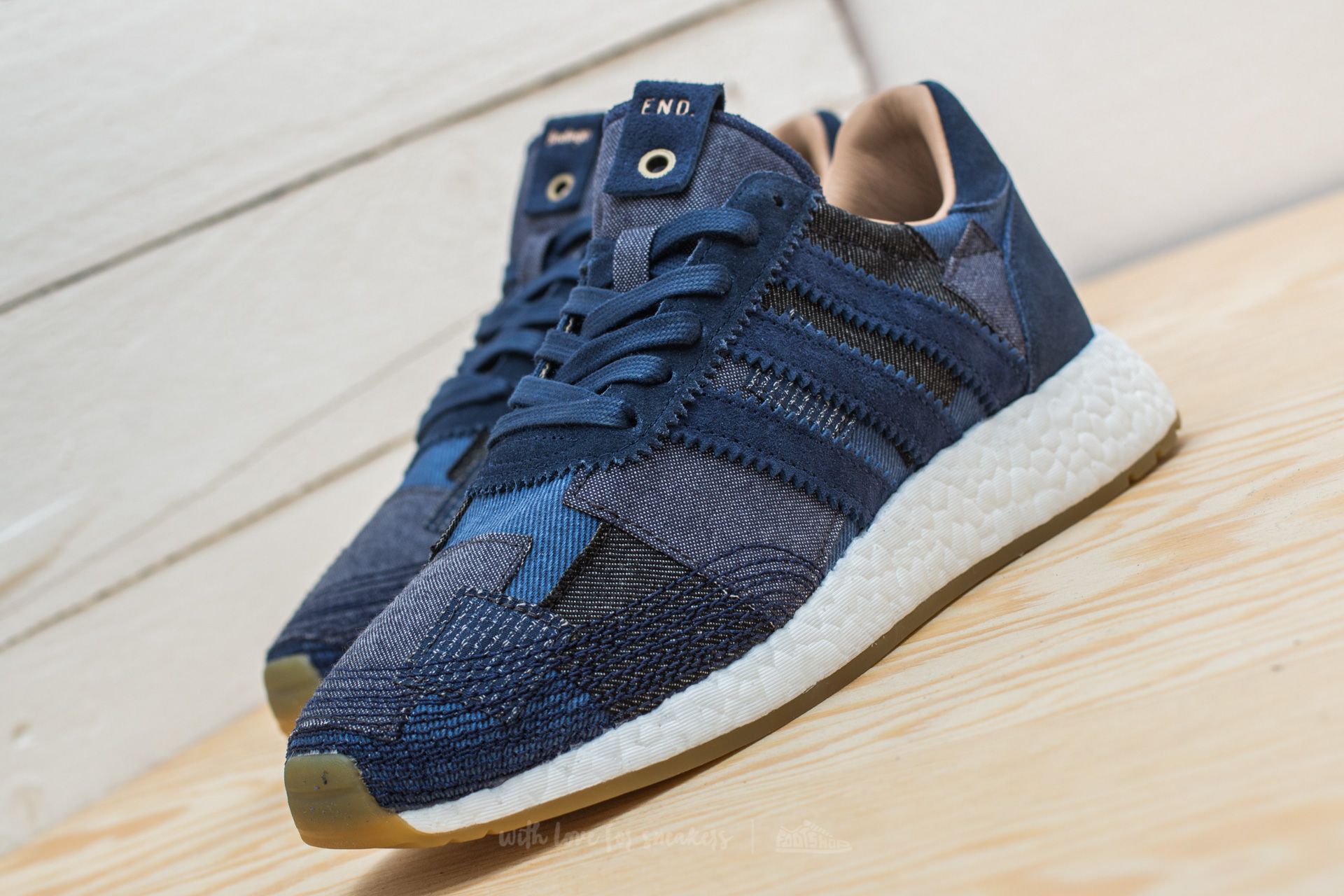 Men s shoes adidas Consortium x End x Bodega Iniki Runner S.E. Blue Tan Footshop